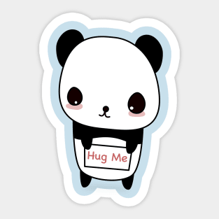 Hug Me Panda Sticker